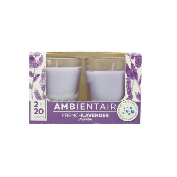 Classic -set mirisnih sveća - French Lavender-2 x 20h Classic -set mirisnih sveća - French Lavender-2 x 20h