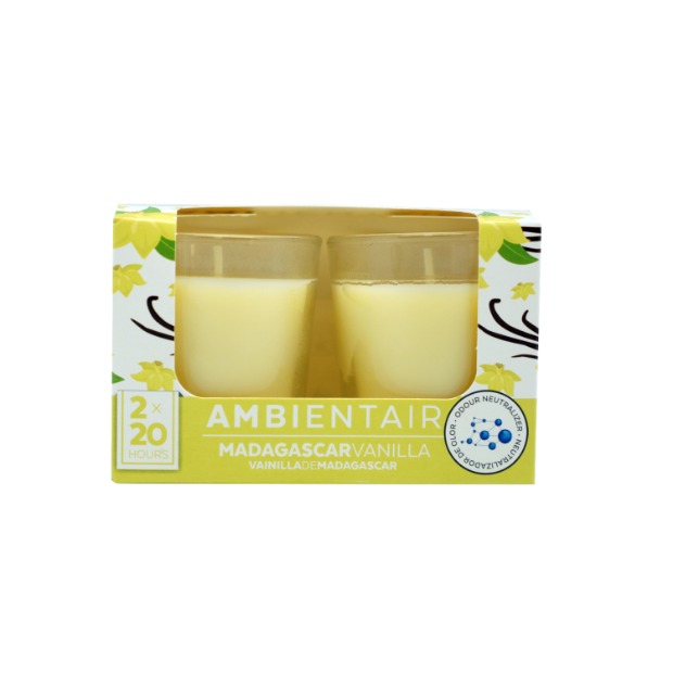 Classic -set mirisnih sveća - Madagascar Vanilla-2 x 20h Classic -set mirisnih sveća - Madagascar Vanilla-2 x 20h