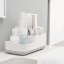 Organizator sitnica za kupatilo (sivo beli) Organizator sitnica za kupatilo (sivo beli)