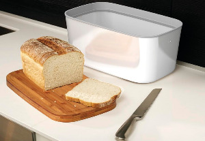 Čelična kutija za hleb - bela