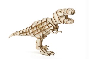 T-rex 3D drvene puzle