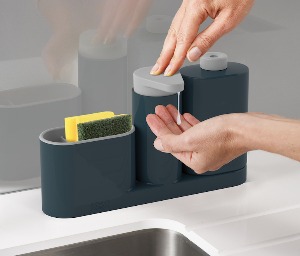 Sink Base- organizator dodataka za pranje posudja (tamno sivi)